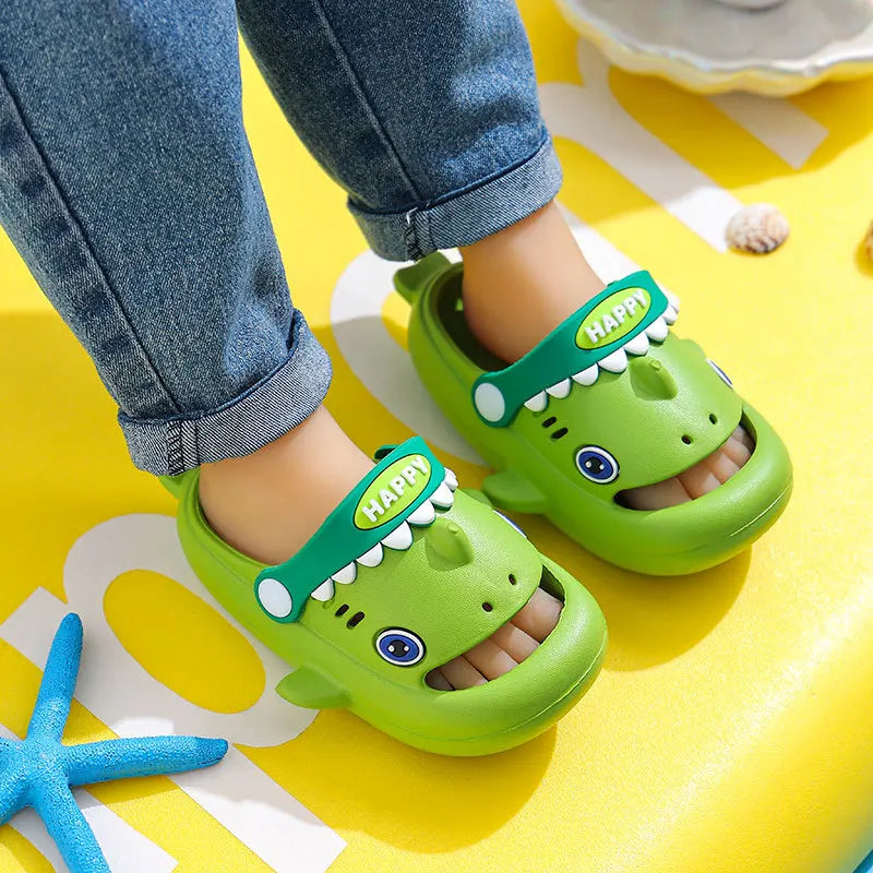 Happy Shark Rubber Non-slip Slippers for Children Multivariant-1