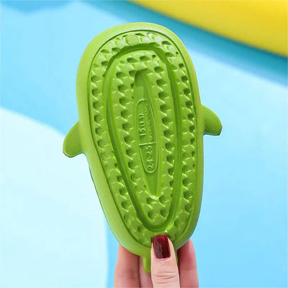 Happy Shark Rubber Non-slip Slippers for Children Multivariant-4