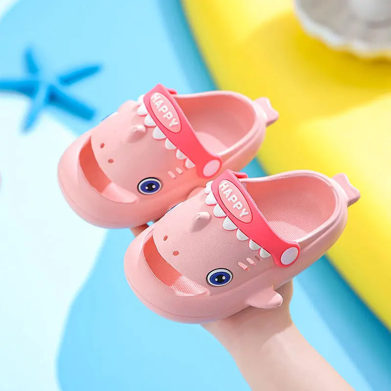 Happy Shark Rubber Non-slip Slippers for Children Multivariant-7