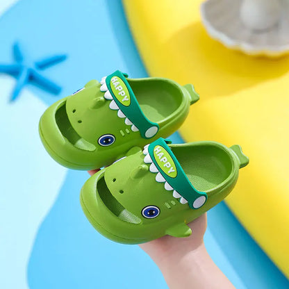 Happy Shark Rubber Non-slip Slippers for Children Multivariant-5