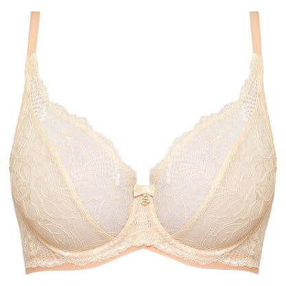 Sheer Lace Plunge Underwire Bra Anabelle-4