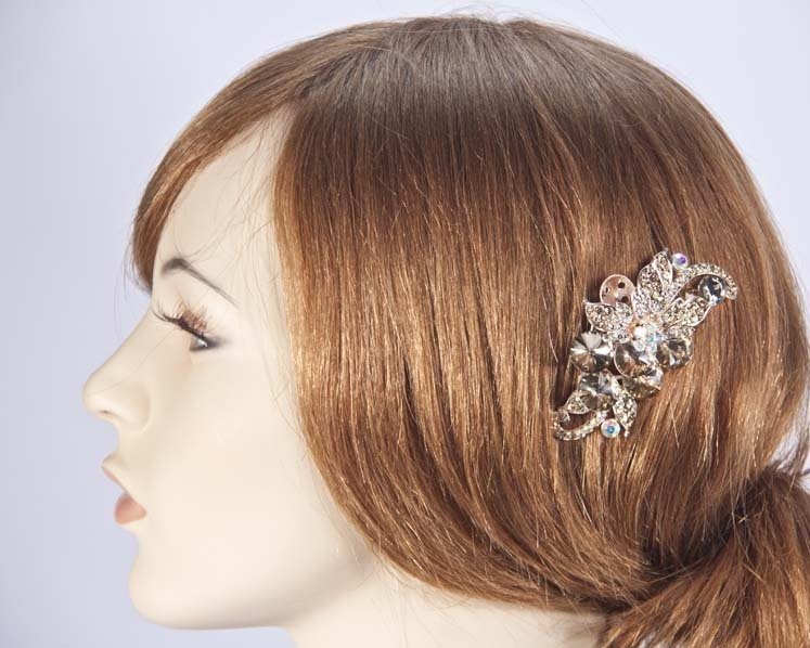 Bridal antique gold hair comb headpiece buy online in Australia BR06-0