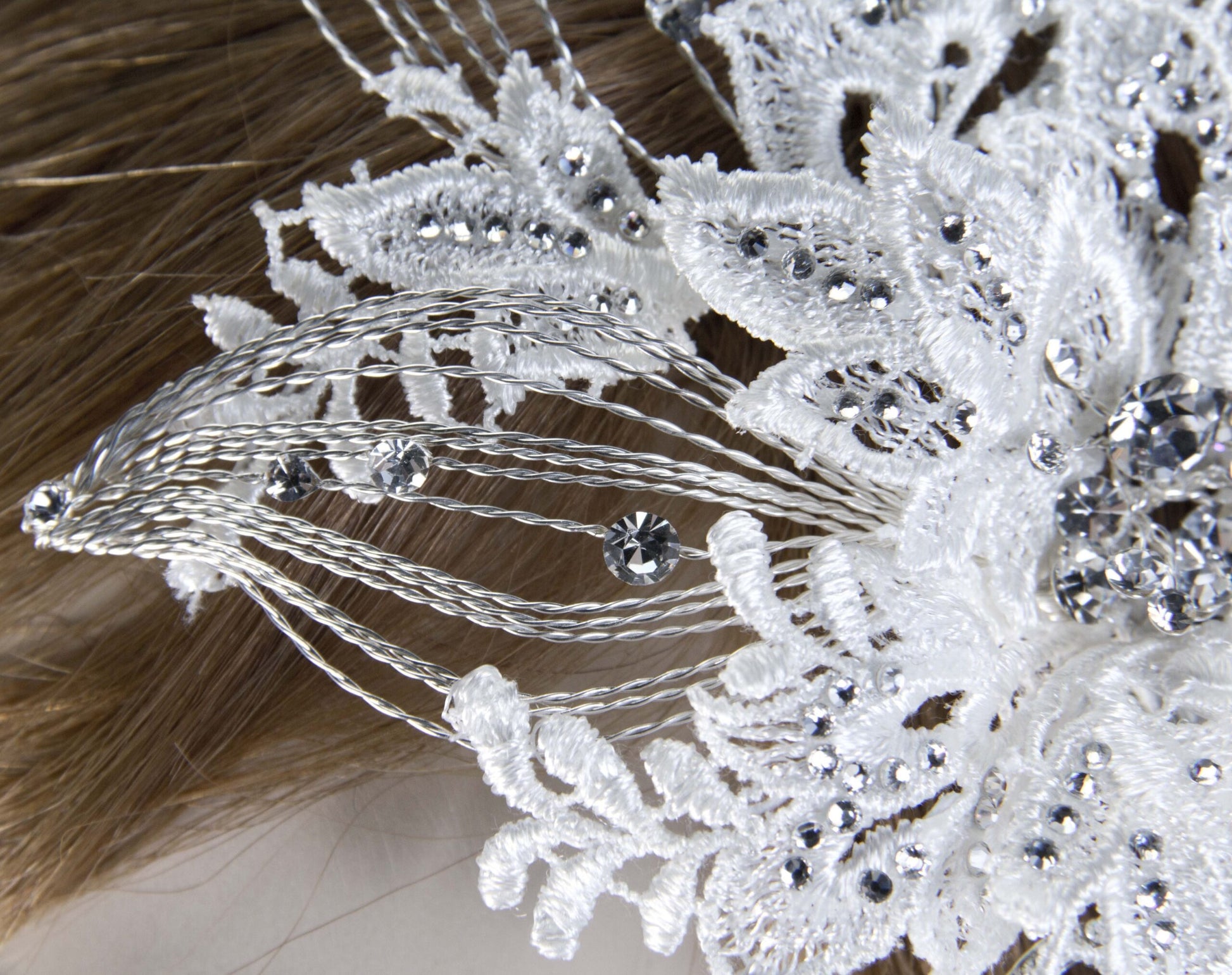 Sparkling bridal headpiece-2