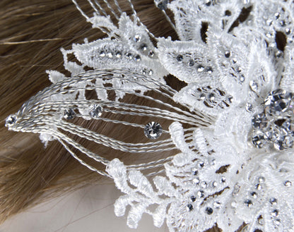 Sparkling bridal headpiece-2