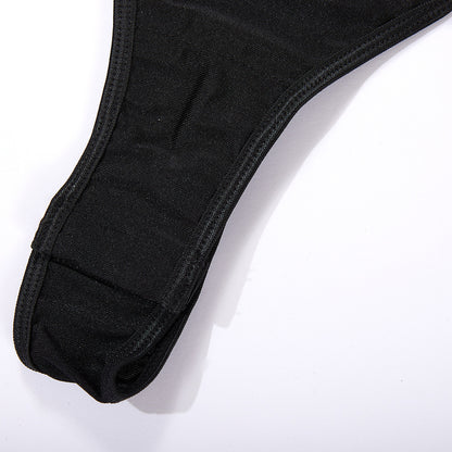 Black Sexy Jumpsuit Hollow Underwear-Panties Details