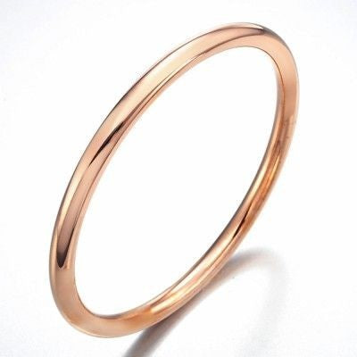 18ct Heavy Rose Gold Plated Children's Golf Bangle - USA Made-2