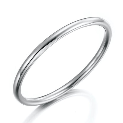 Heavy 925 Sterling Silver Plated Classic Solid Golf Bangle-0
