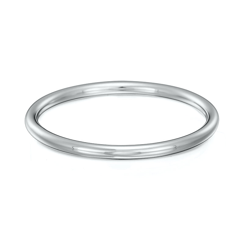 Heavy 925 Sterling Silver Plated Classic Solid Golf Bangle-1