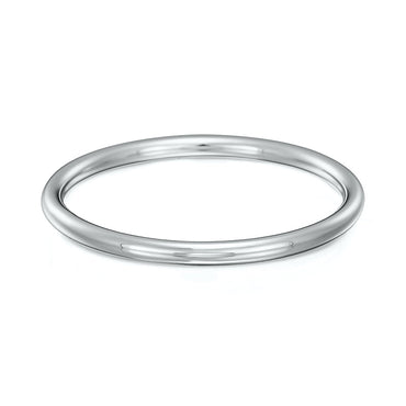 Heavy 925 Sterling Silver Plated Classic Solid Golf Bangle-1
