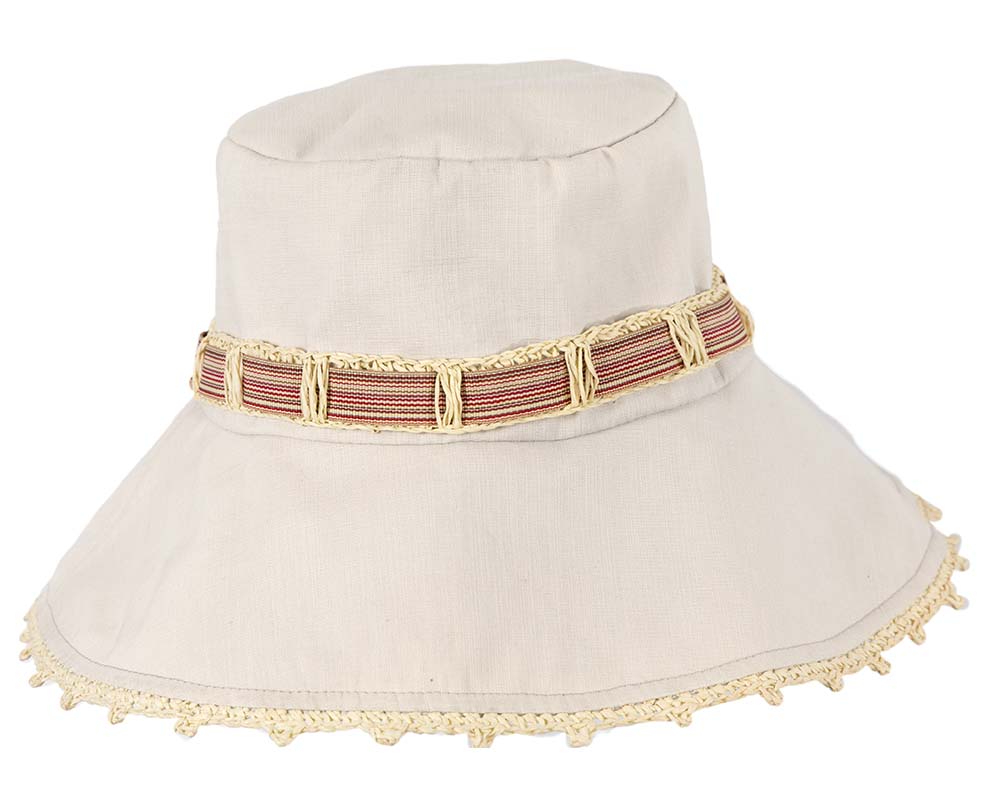 Grey ladies summer beach hat-1