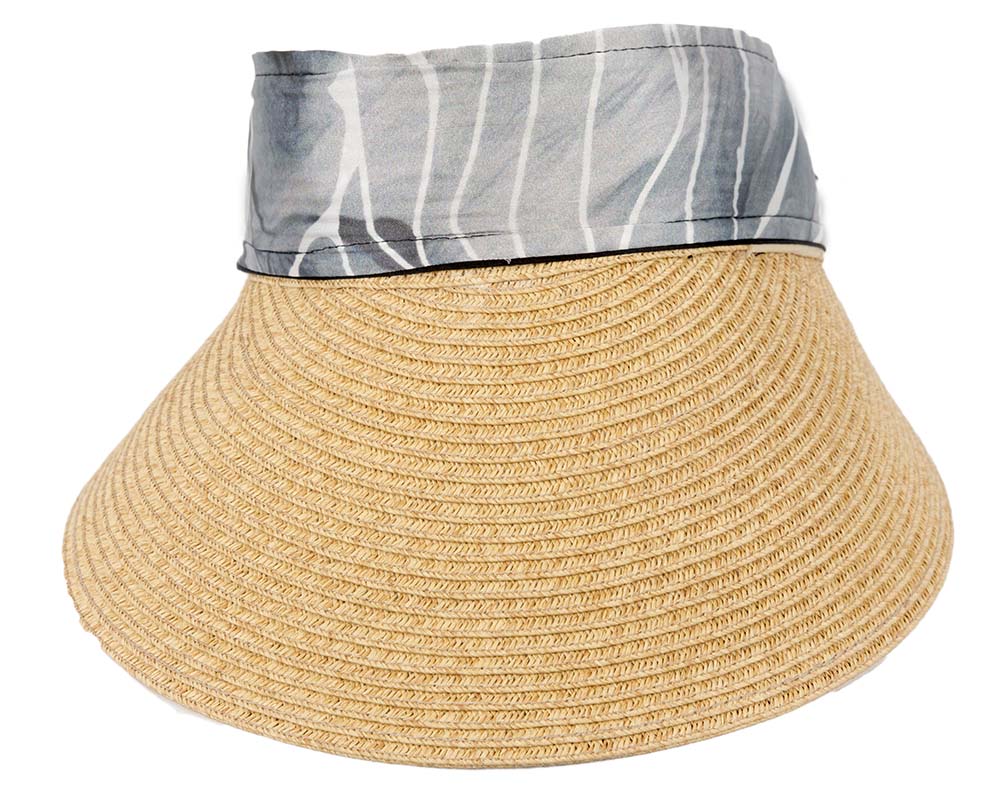 Straw visor sun hat