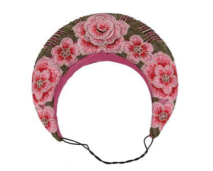 Exclusive fuchsia headband by Cupids Millinery