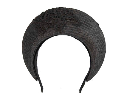 Exclusive black headband by Cupids Millinery