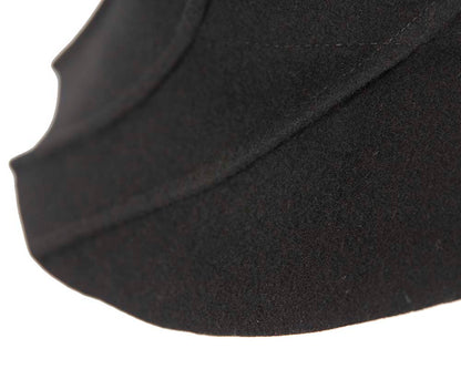 Black winter fashion bucket hat by Cupids Millinery-3