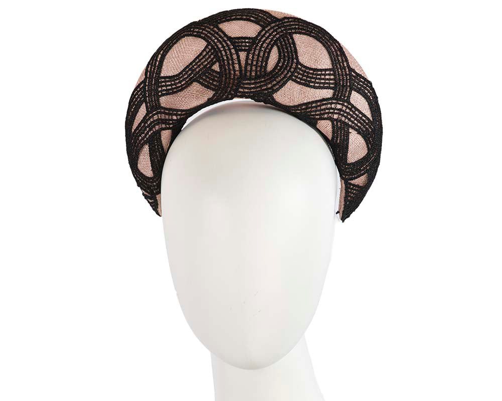 Bespoke pink headband racing fascinator by Cupids Millinery-0