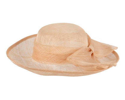 Large nude racing hat by Cupids Millinery Melbourne-5