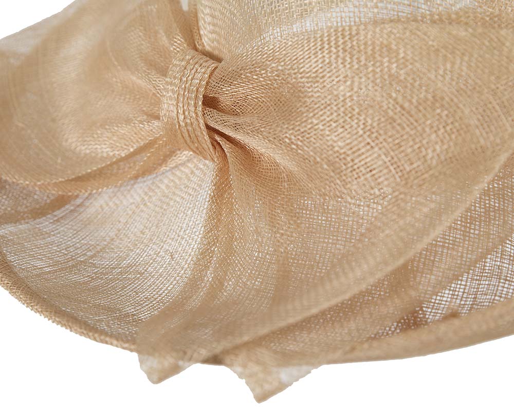 Large nude racing hat by Cupids Millinery Melbourne-4