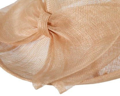 Large nude racing hat by Cupids Millinery Melbourne-4