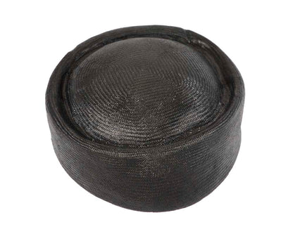 Black Jackie Onassis beret hat by Cupids Millinery-5