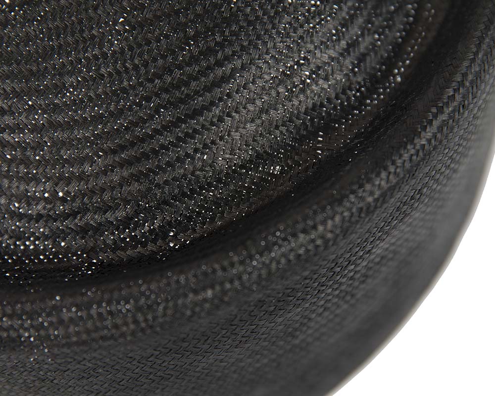 Black Jackie Onassis beret hat by Cupids Millinery-3