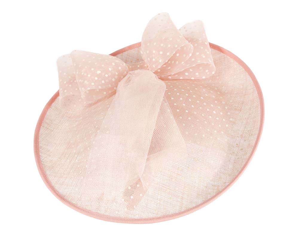 Large pink plate hatinator by Cupids Millinery Melbourne-2