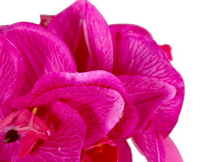 Bespoke fuchsia orchid flower headband by Fillies Collection CU391