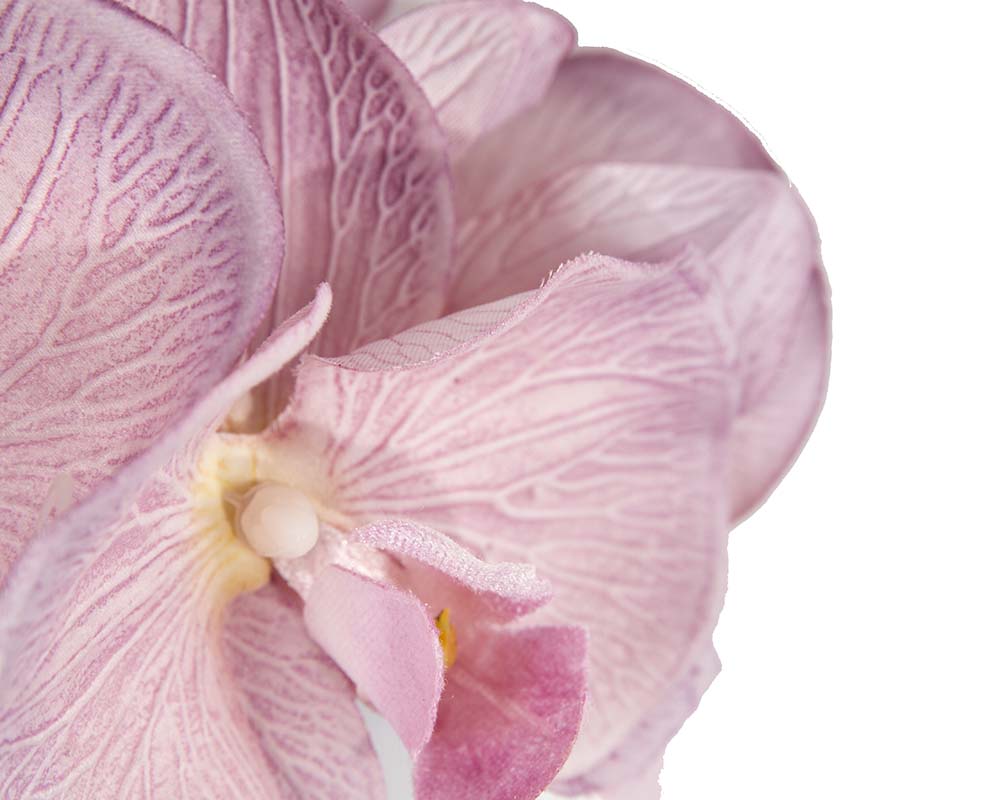 Bespoke lilac orchid flower headband by Fillies Collection
