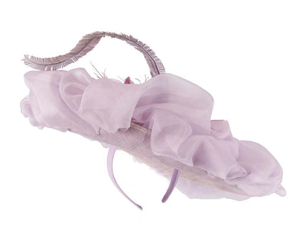 Exclusive lilac hat by Cupids Millinery Melbourne-5
