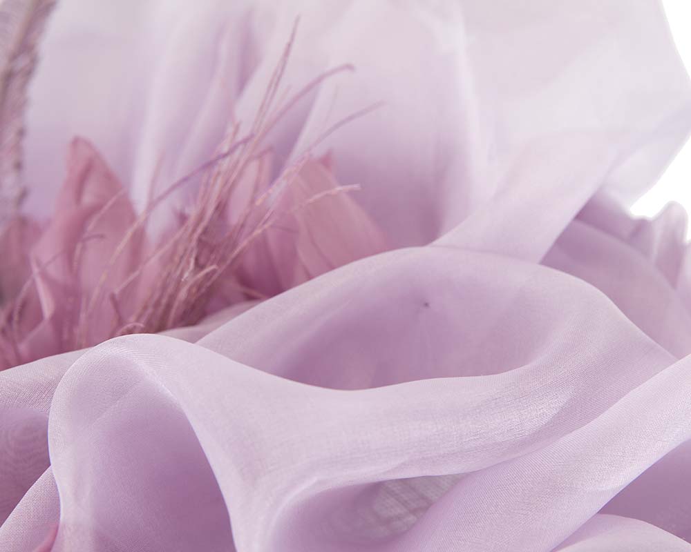 Exclusive lilac hat by Cupids Millinery Melbourne-3