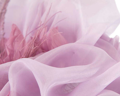 Exclusive lilac hat by Cupids Millinery Melbourne-3