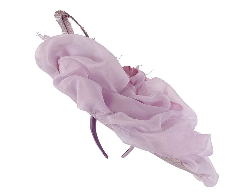 Exclusive lilac hat by Cupids Millinery Melbourne-2