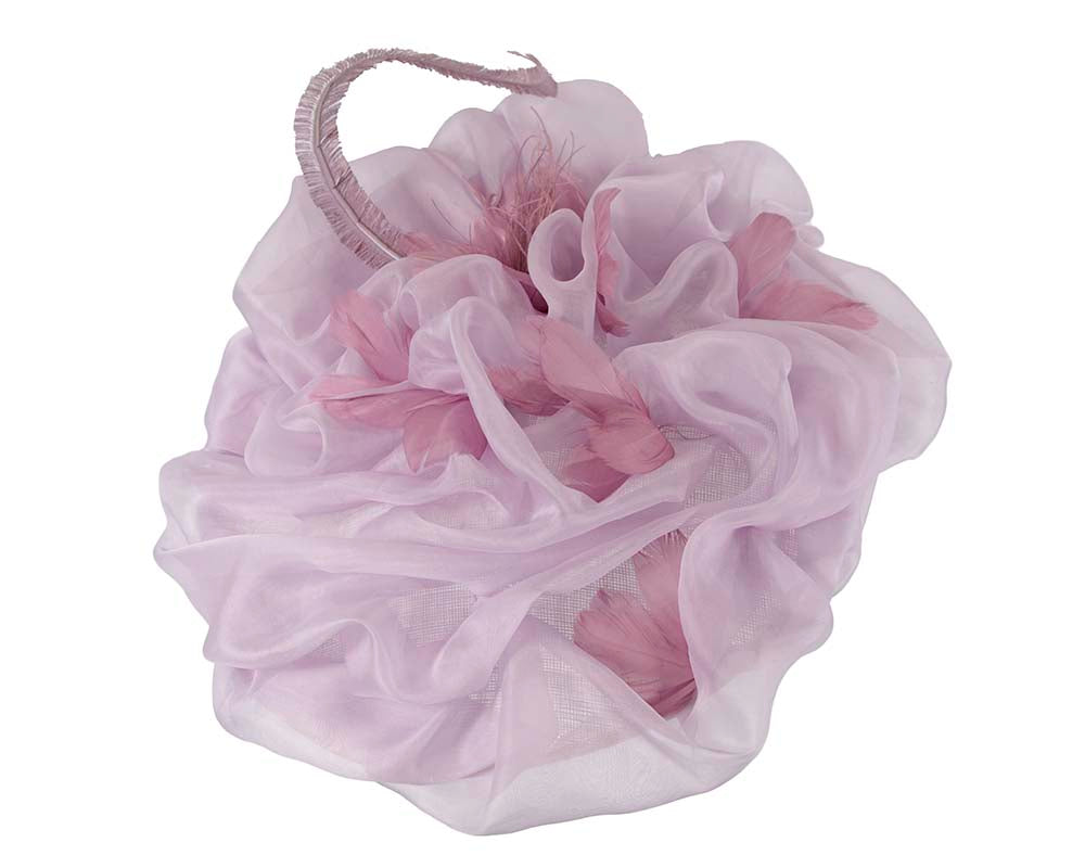 Exclusive lilac hat by Cupids Millinery Melbourne-4