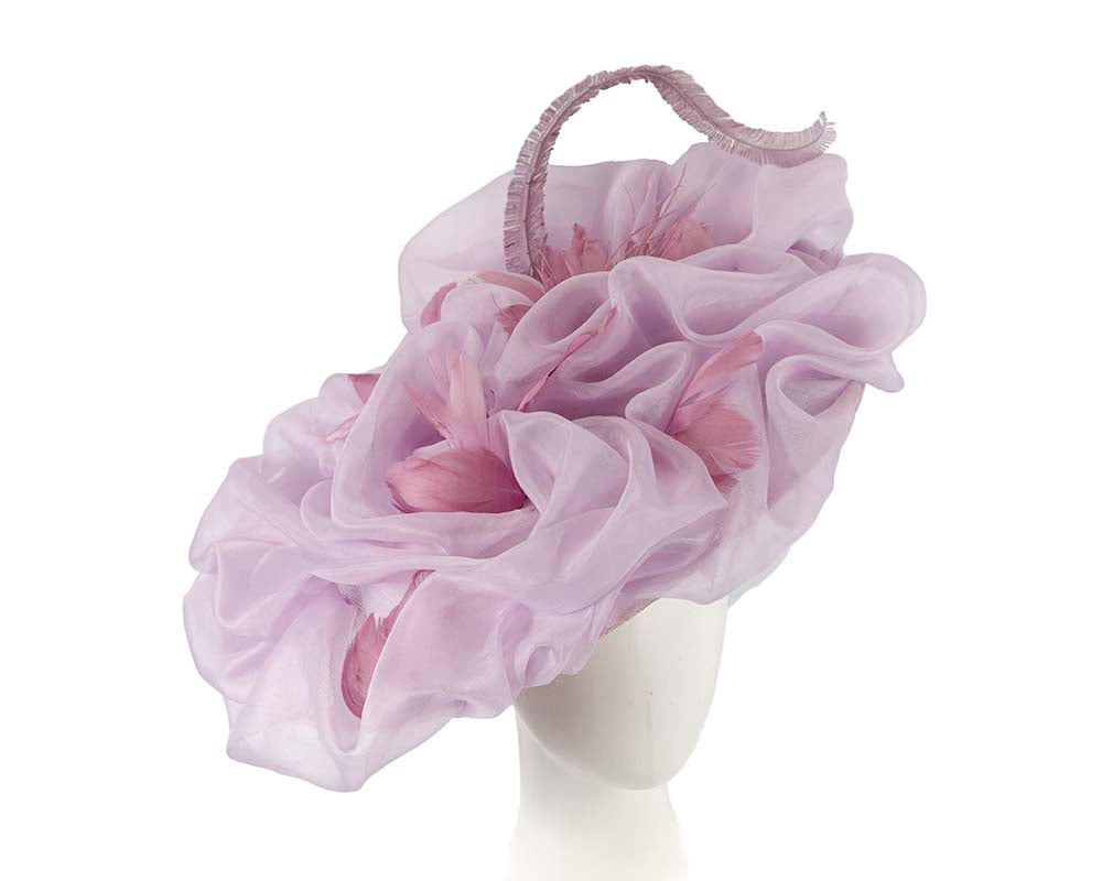Exclusive lilac hat by Cupids Millinery Melbourne-0