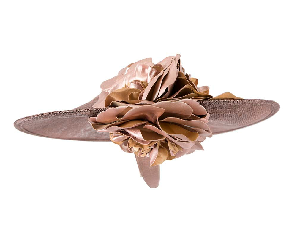 Bespoke rose gold fascinator by Cupids Millinery-5