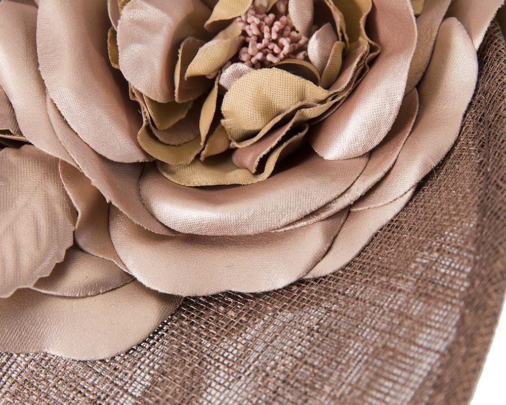 Bespoke rose gold fascinator by Cupids Millinery-4