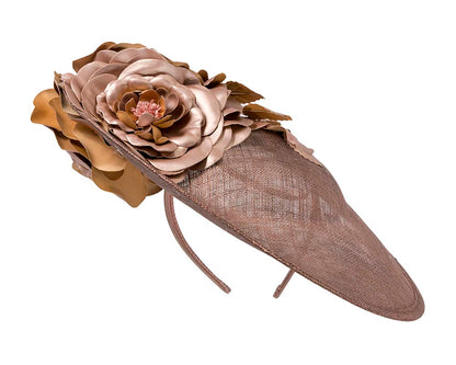 Bespoke rose gold fascinator by Cupids Millinery-3