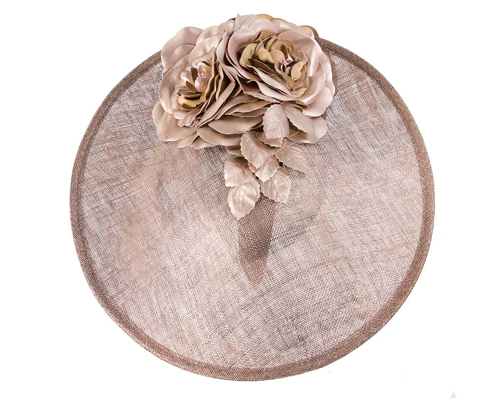 Bespoke rose gold fascinator by Cupids Millinery-2