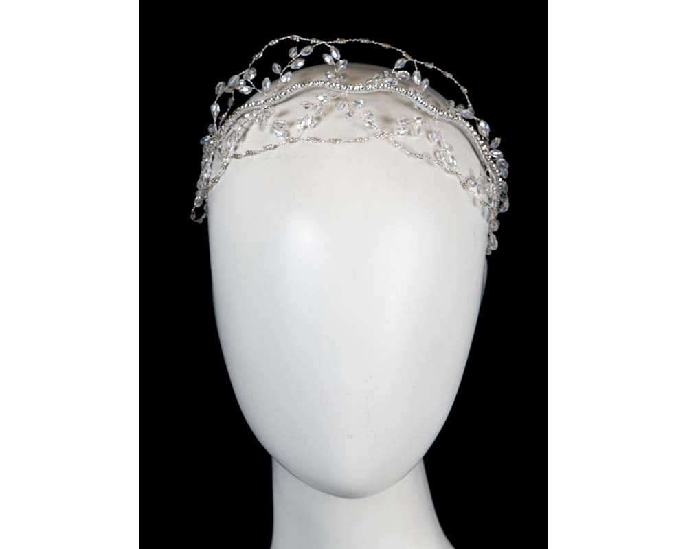 Exclusive white headband fascinator by Cupids Millinery-0