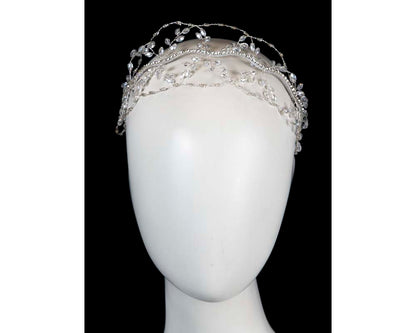 Exclusive white headband fascinator by Cupids Millinery-0