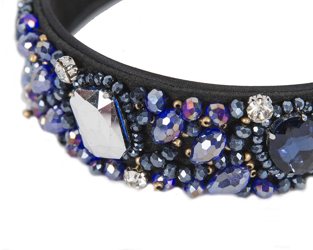 Crystal covered fascinator headband by Cupids Millinery