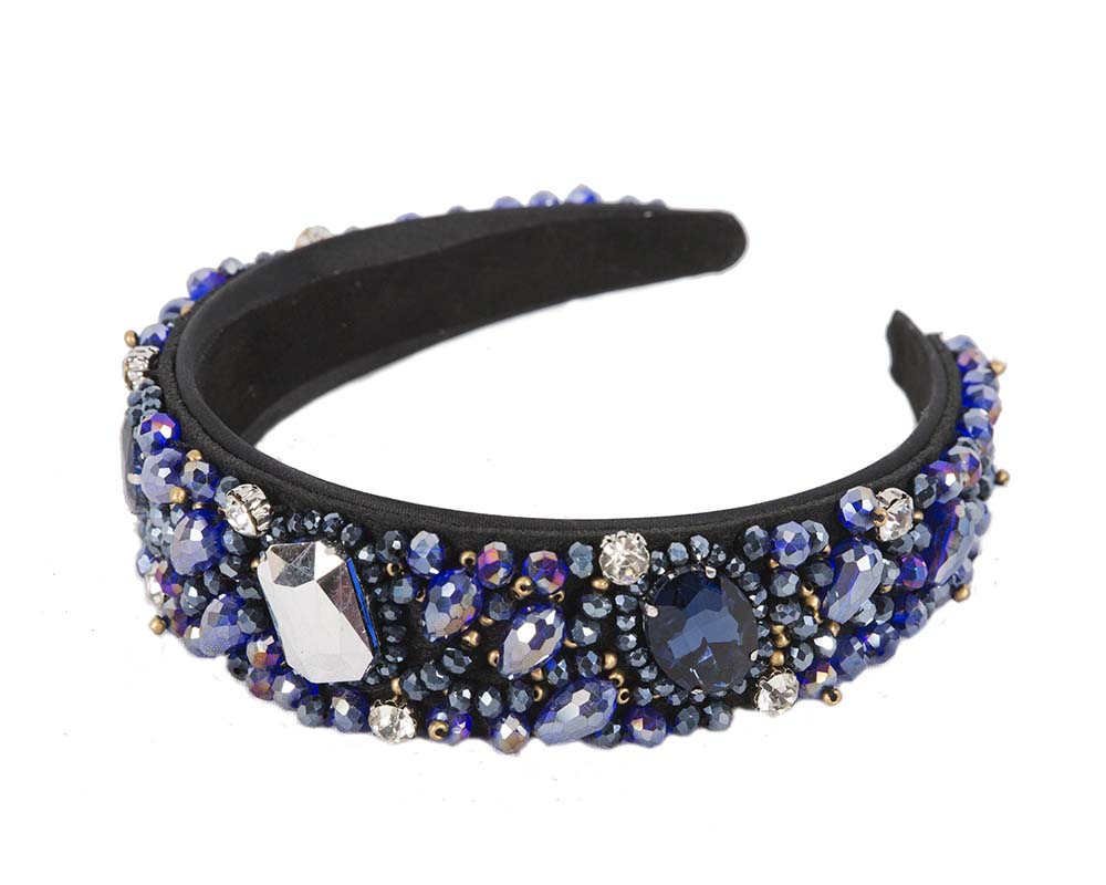 Crystal covered fascinator headband by Cupids Millinery