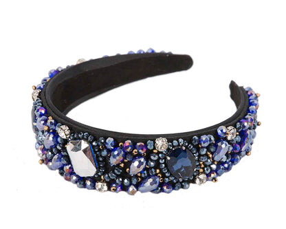 Crystal covered fascinator headband by Cupids Millinery