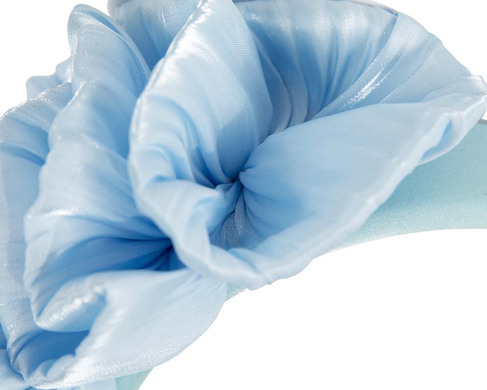 Blue fascinator headband