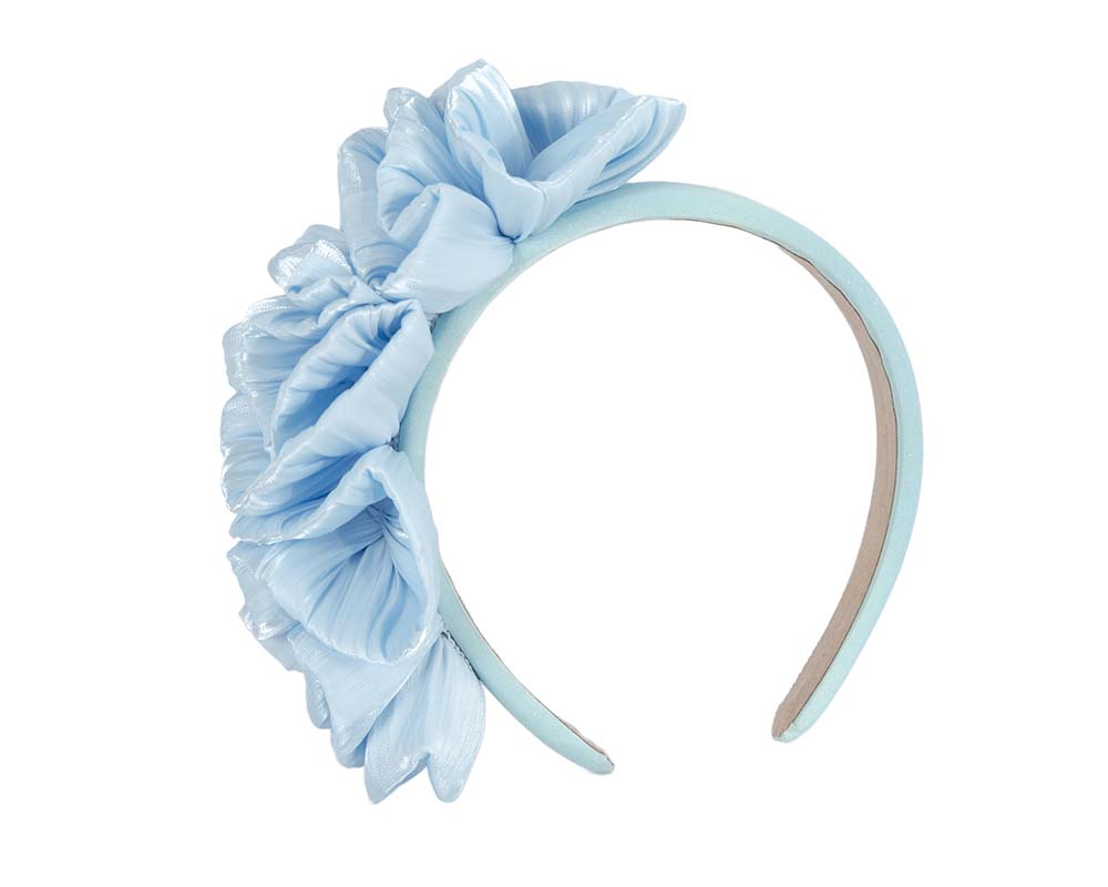 Blue fascinator headband