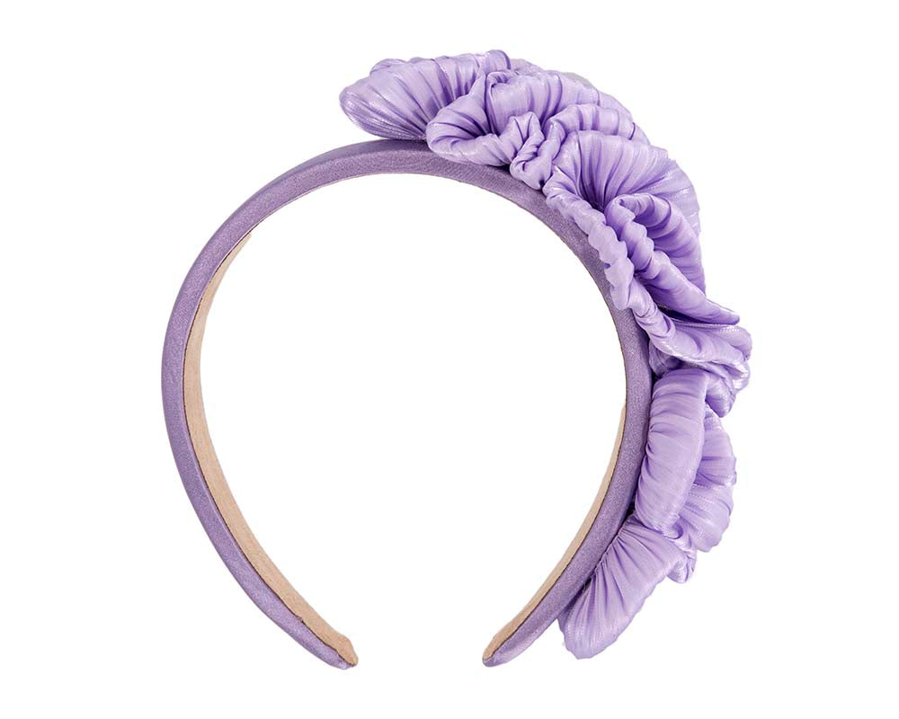Lilac fascinator headband-3