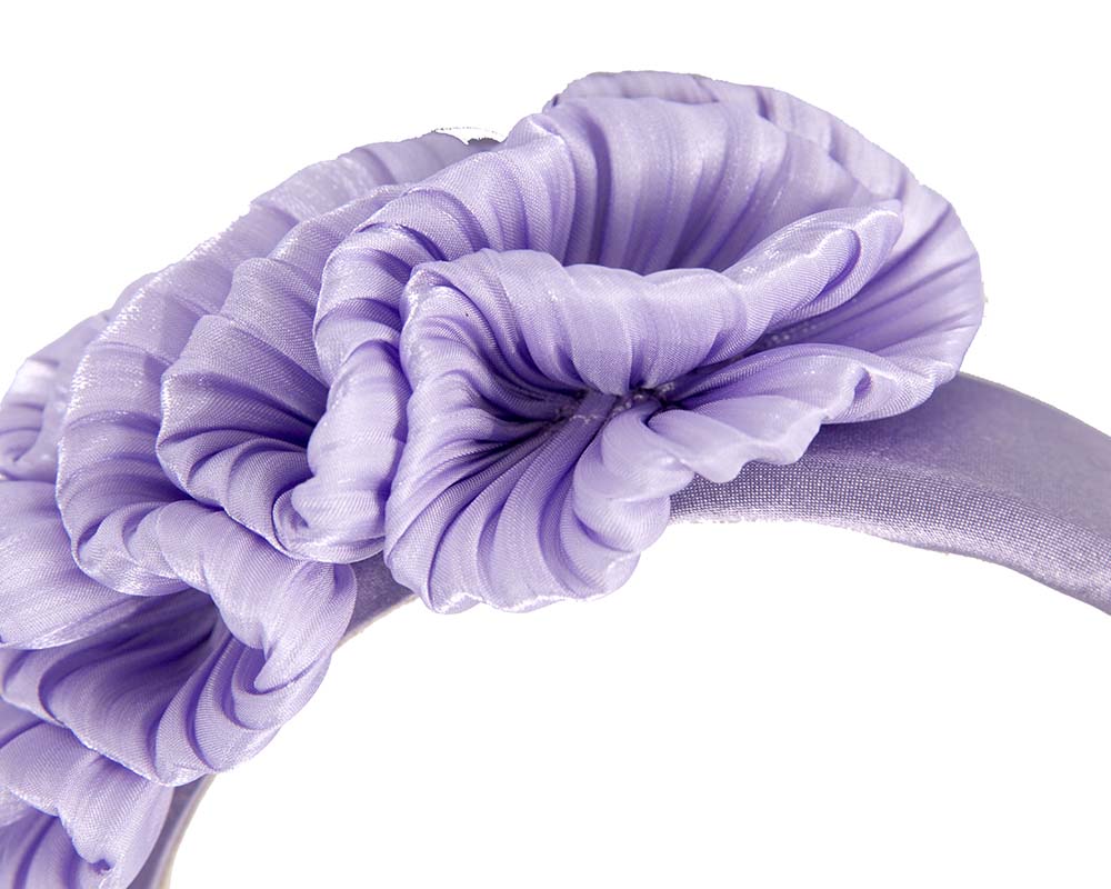 Lilac fascinator headband-2