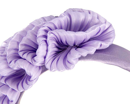 Lilac fascinator headband-2