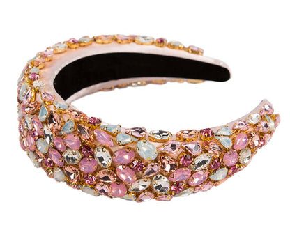 Crystal covered fascinator headband by Max Alexander