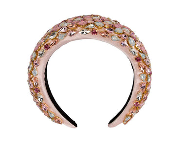Crystal covered fascinator headband by Max Alexander