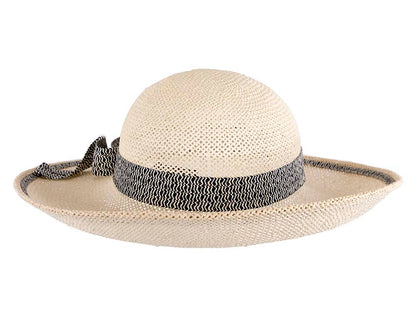 Wide brim summer racing hat by Cupids Millinery